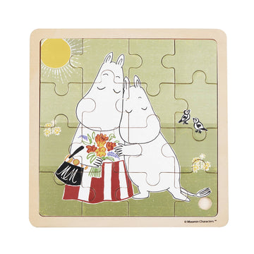 Moomin - Framed Wooden Puzzle - Hugs