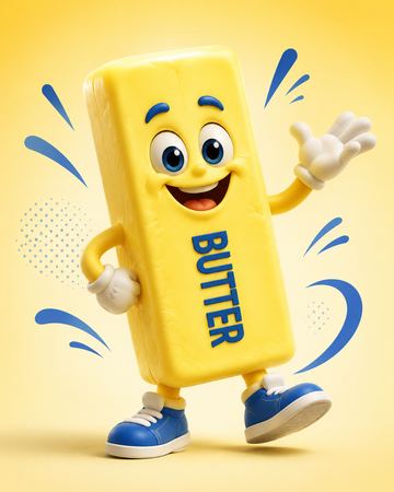 Butter Bar Squishy - yellow