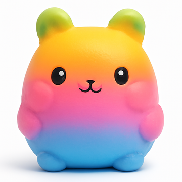 Färgglad Figur-Squishy i PVC – 8,5 cm