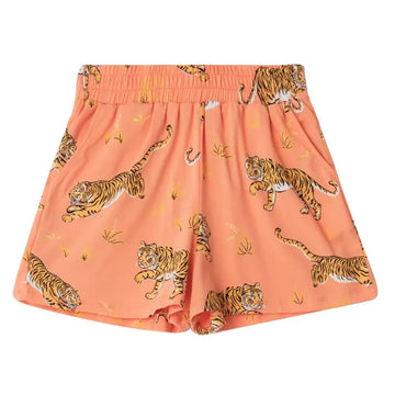 Shorts med tigersafari-mönster